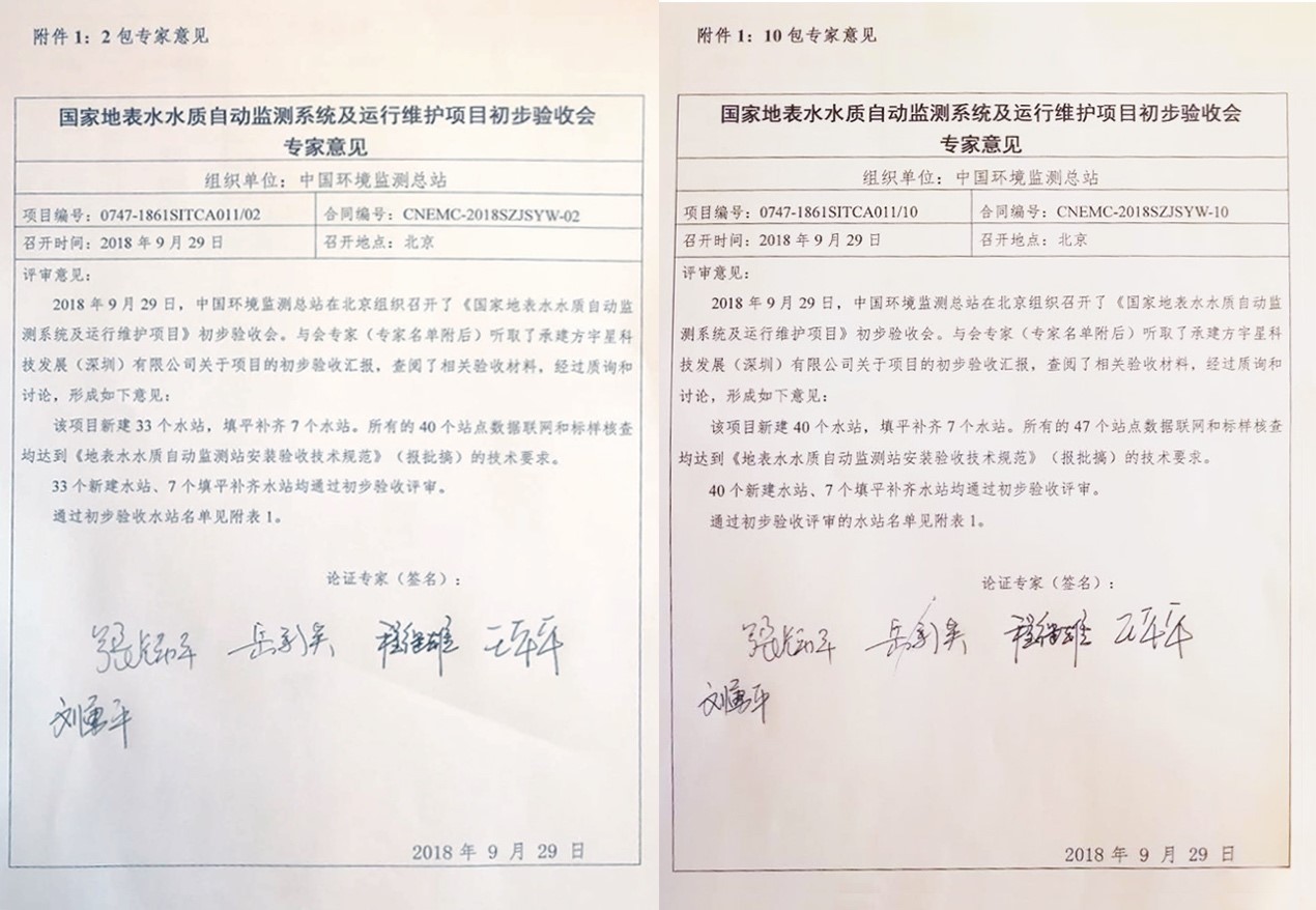 “高尺度、严要求”—bet8环境全资子公司宇星科技顺利通过国度水站项目初验